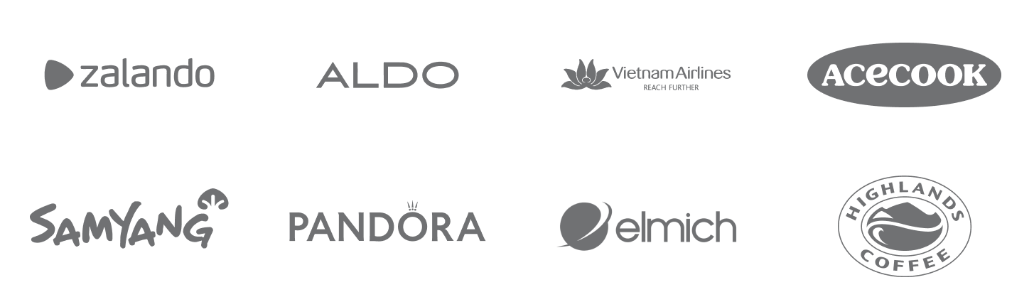 Logo các thương hiệu đối tác của Medigi